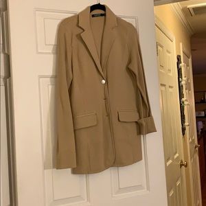 Ralph Lauren Camel Sweater Blazer